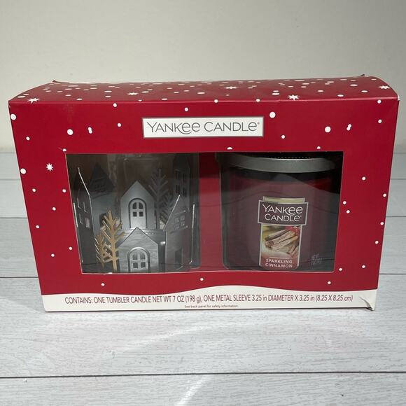 Yankee Candle Holiday Gift Box in Sparkling Cinnamon New In Box - Picture 1 of 1